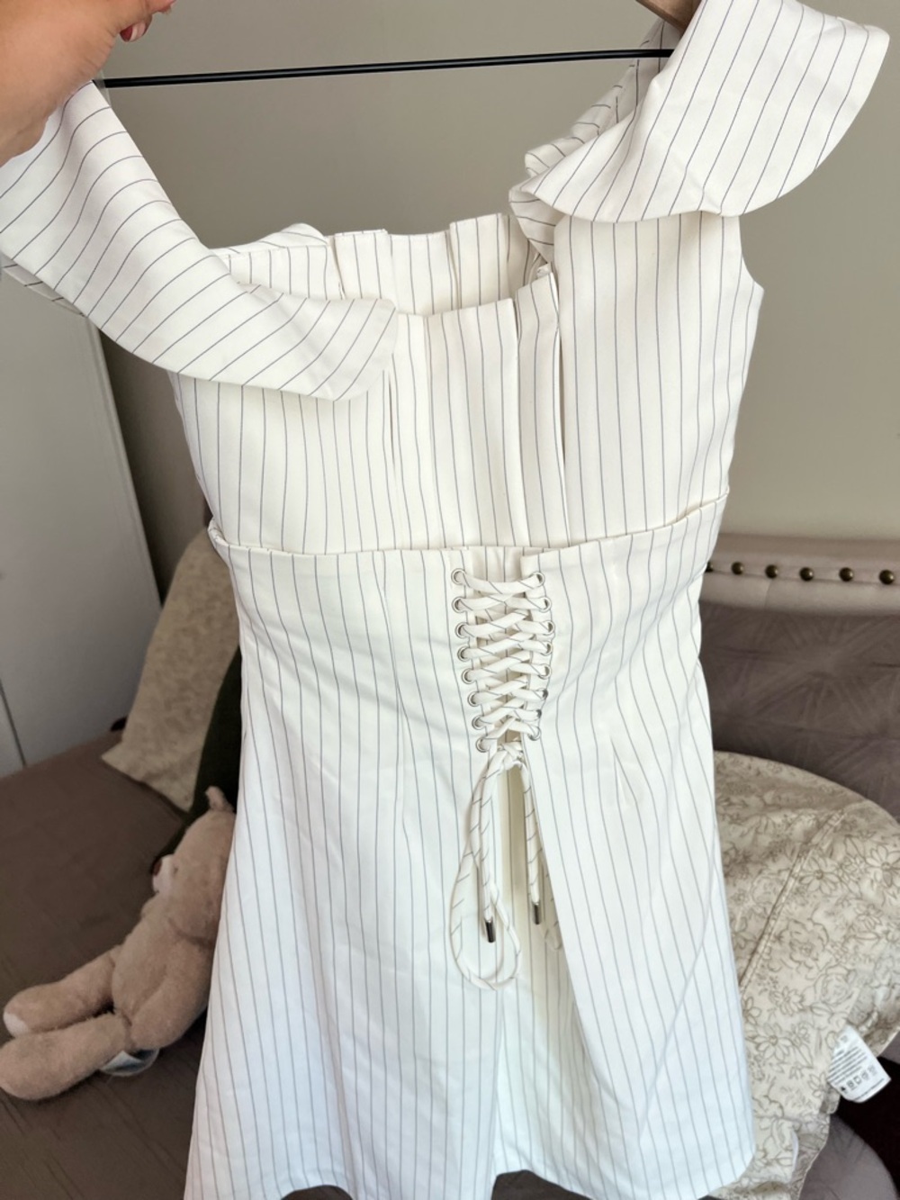 ELLIAT STRIPPED FRONT TIE MINI DRESS ✨
